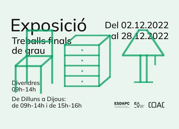 Treballs Finals de Grau / exposició SP25 Arquitectura